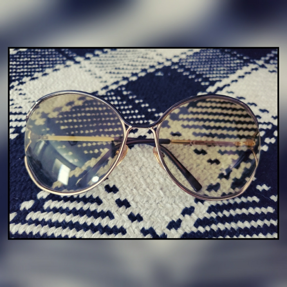 Gucci Oversized Gold Sunglasses